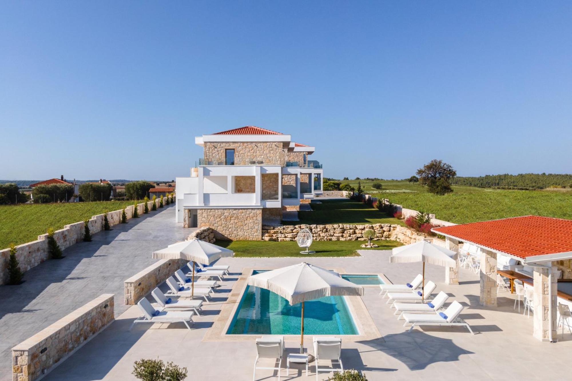 Anna Mare Luxury Apartments Афітос Екстер'єр фото